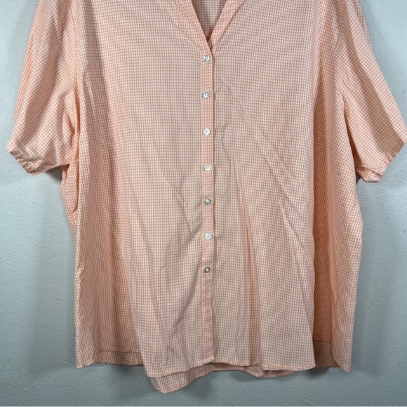 3x KRAZY KAT ORANGE GINGHAM SHORT BUTTON FRONT PLUS VIBRANT - Picture 3 of 7